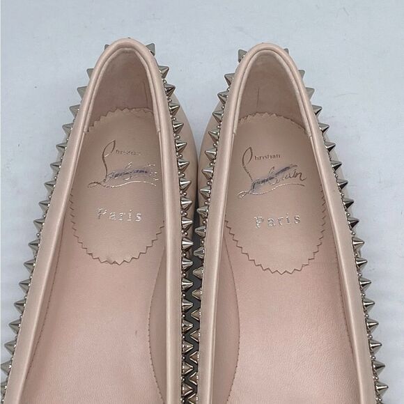 Christian Louboutin Mamadrague Spikes Red Sole Ballerina Flats size 39 - Picture 12 of 15